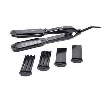 Set placa profesionala ceramica pentru creponat parul Promozer 150-220 grade Set placa profesionala ceramica pentru creponat parul Promozer 150-220 grade