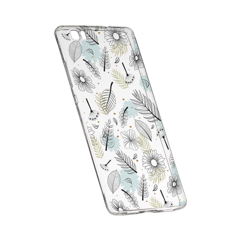 Husa Silicon, Transparent, Slim, Flori, Huawei Honor 4A