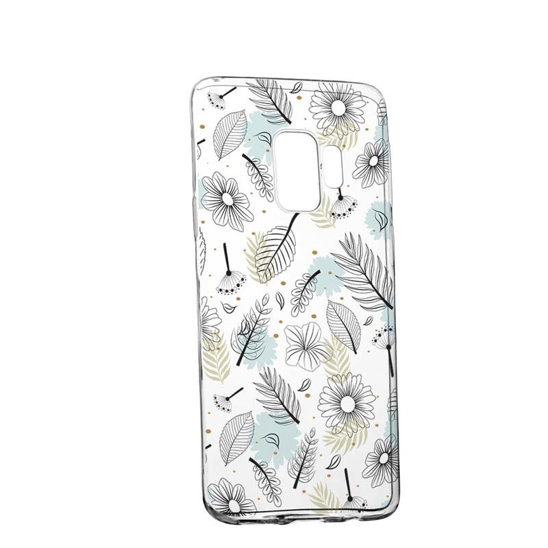 Husa Silicon, Transparent, Slim, Flori, Huawei Honor 7