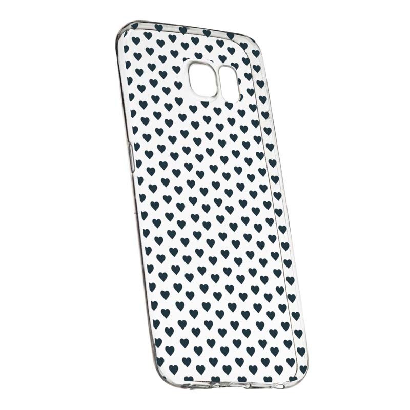 Husa Silicon, Transparent, Slim, Little Hearths, HTC U Ultra