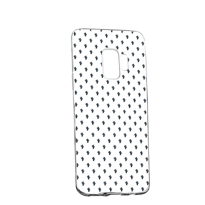 Husa Silicon, Transparent, Slim, Little Cactus, LG G7