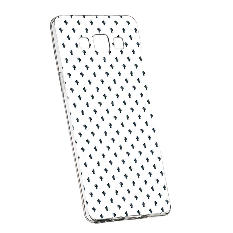 Husa Silicon, Transparent, Slim, Little Cactus, Samsung Galaxy J5 2016