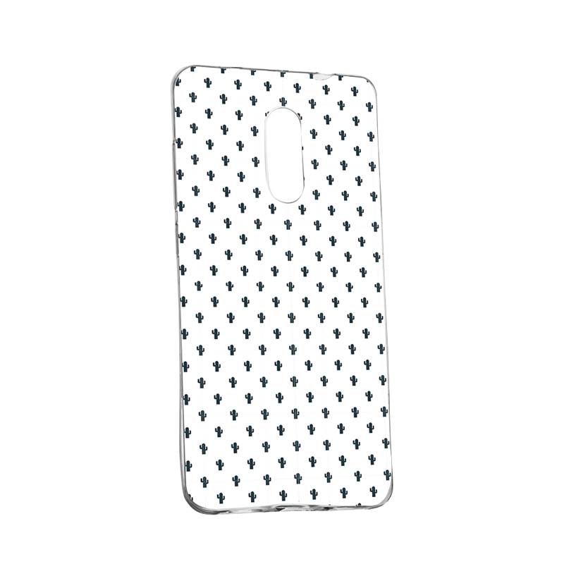 Husa Silicon, Transparent, Slim, Little Cactus, Asus Zenfone 3 LASER / ZC551KL
