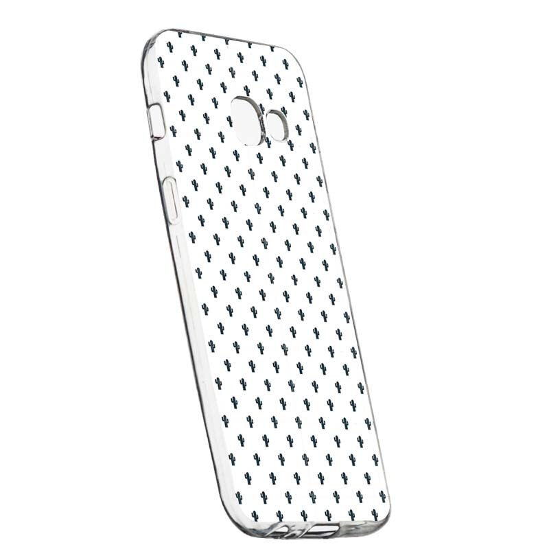 Husa Silicon, Transparent, Slim, Little Cactus, Samsung Galaxy Xcover 4