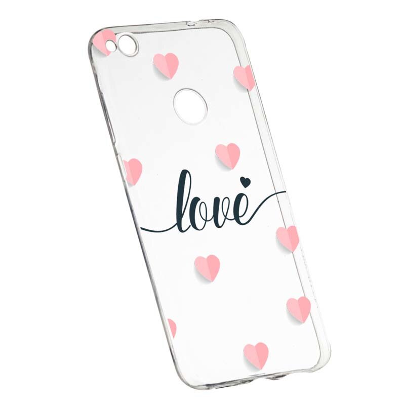 Husa Silicon, Transparent, Slim, Love Flying Hearts, Xiaomi Mi Max