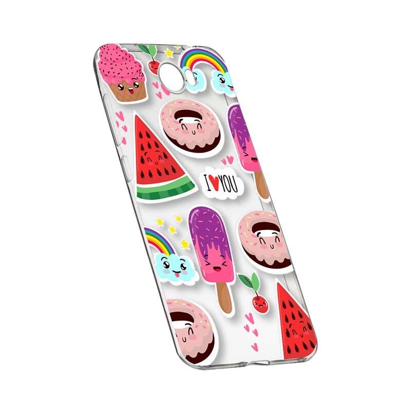 Husa Silicon, Transparent, Slim, Summer Feeling, Huawei Y7 / Enjoy 7 Plus / Nova Lite Plus 2017