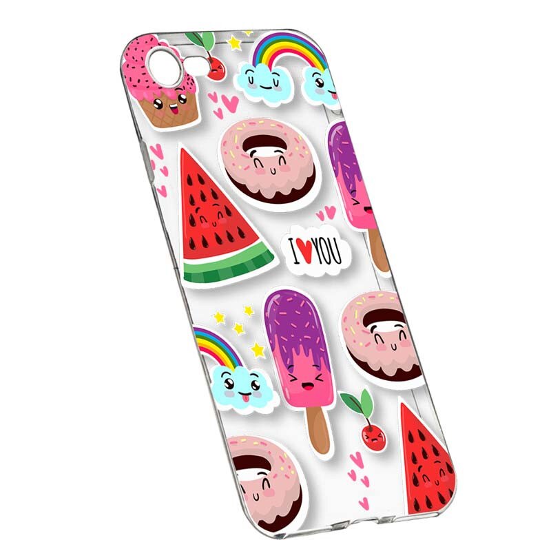 Husa Silicon, Transparent, Slim, Summer Feeling, Apple iPhone 6 / 6S