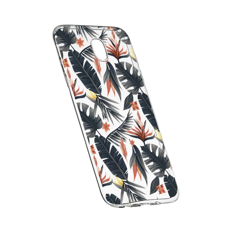 Husa Silicon, Transparent, Slim, Tropical Pattern, Xiaomi Mi4