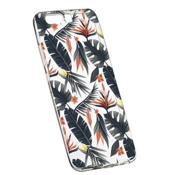Husa Silicon, Transparent, Slim, Tropical Pattern, Huawei Nova 2S Husa Silicon, Transparent, Slim, Tropical Pattern, Huawei Nova 2S