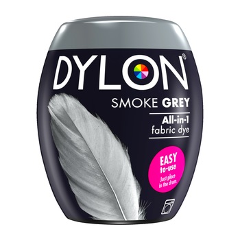 Vopsea haine, DYLON, pentru masina de spalat, Smoke Grey, 350 g Vopsea haine, DYLON, pentru masina de spalat, Smoke Grey, 350 g