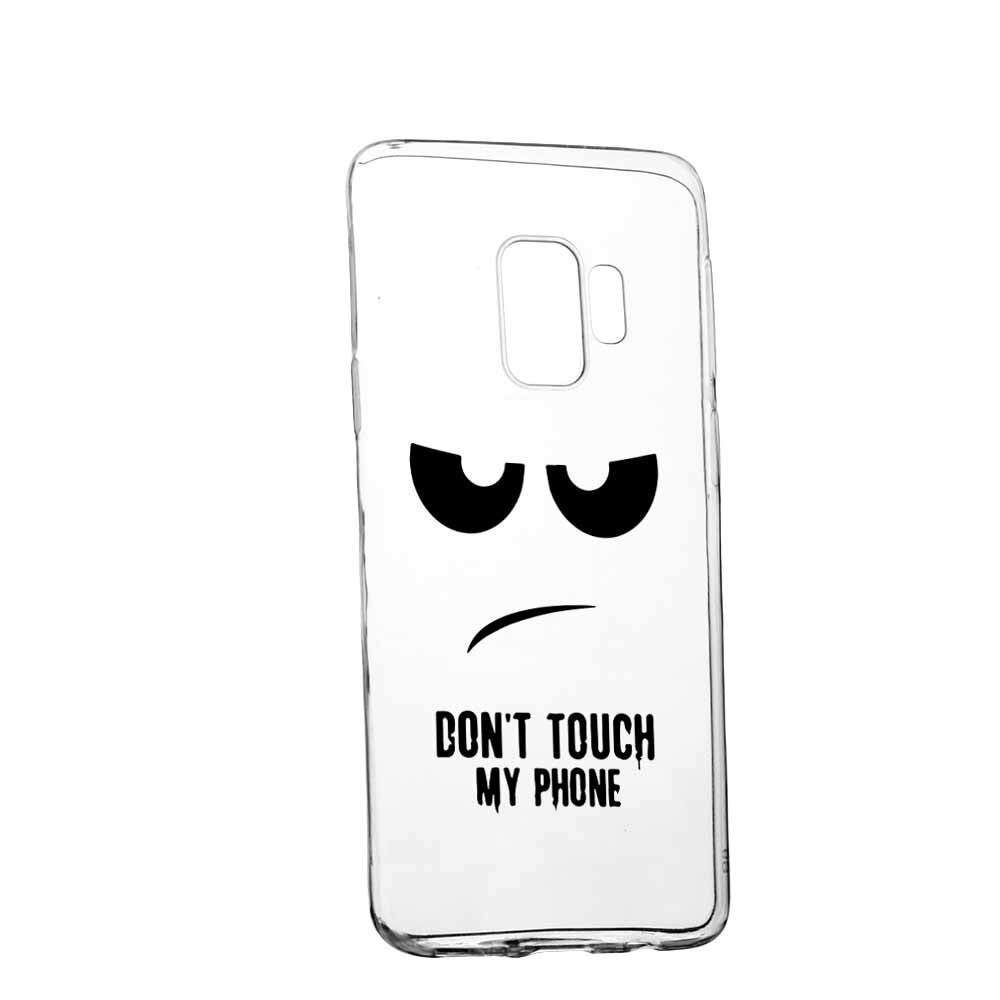 Husa Silicon, Transparent, Slim, Dont Touch My Phone, Huawei Honor 7