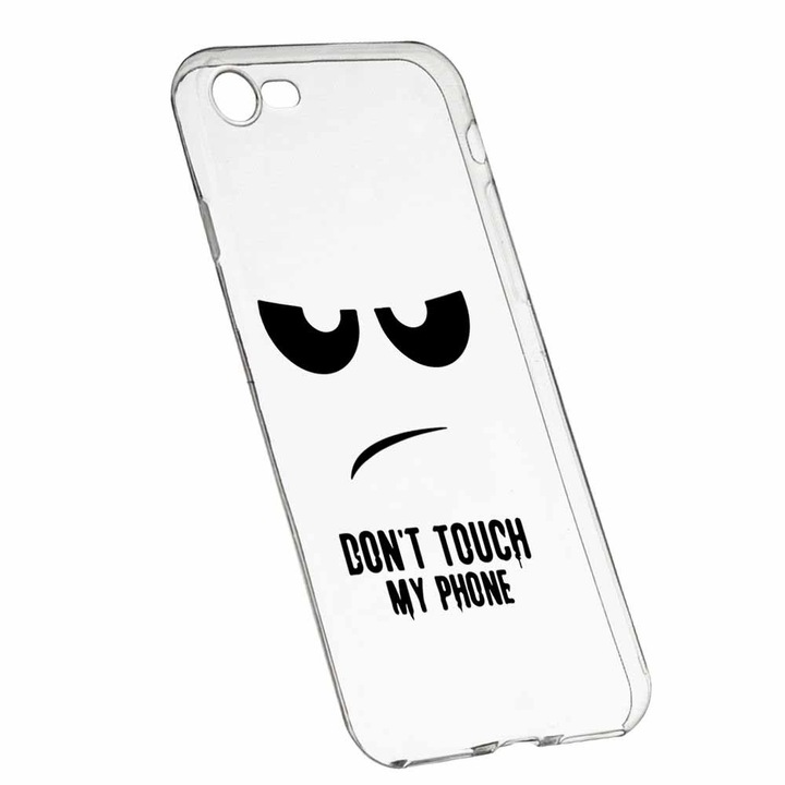 Силиконов калъф, прозрачен, тънък, не докосвайте телефона ми, Xiaomi Redmi Note 5A