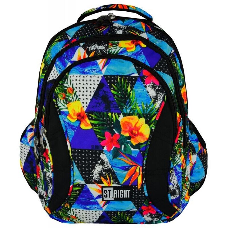 Rucsac Scolar 4 Compartimente St.Right - Street Paradise PB2