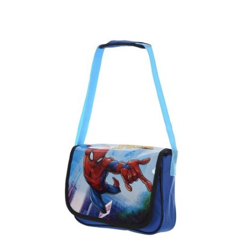 Geanta umar, albastra, Spider-Man, 28 cm