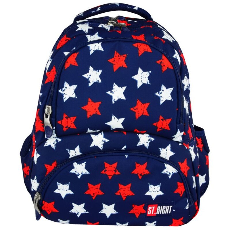 Rucsac Scolar 4 Compartimente St.Right - Street Stars PB7
