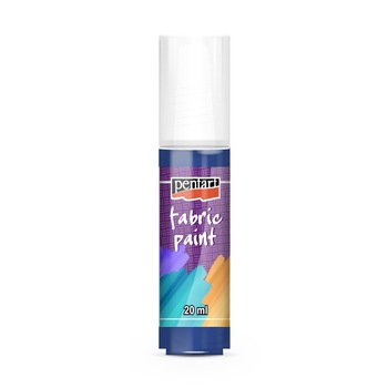 Vopsea pentru textile pe baza de apa Pentart - albastru, 20 ml Vopsea pentru textile pe baza de apa Pentart - albastru, 20 ml