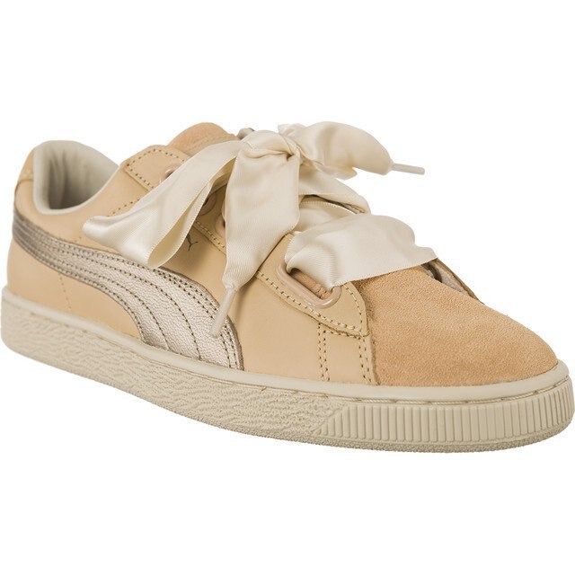 Puma, Tenisi din piele, Maro, 40,5 EU