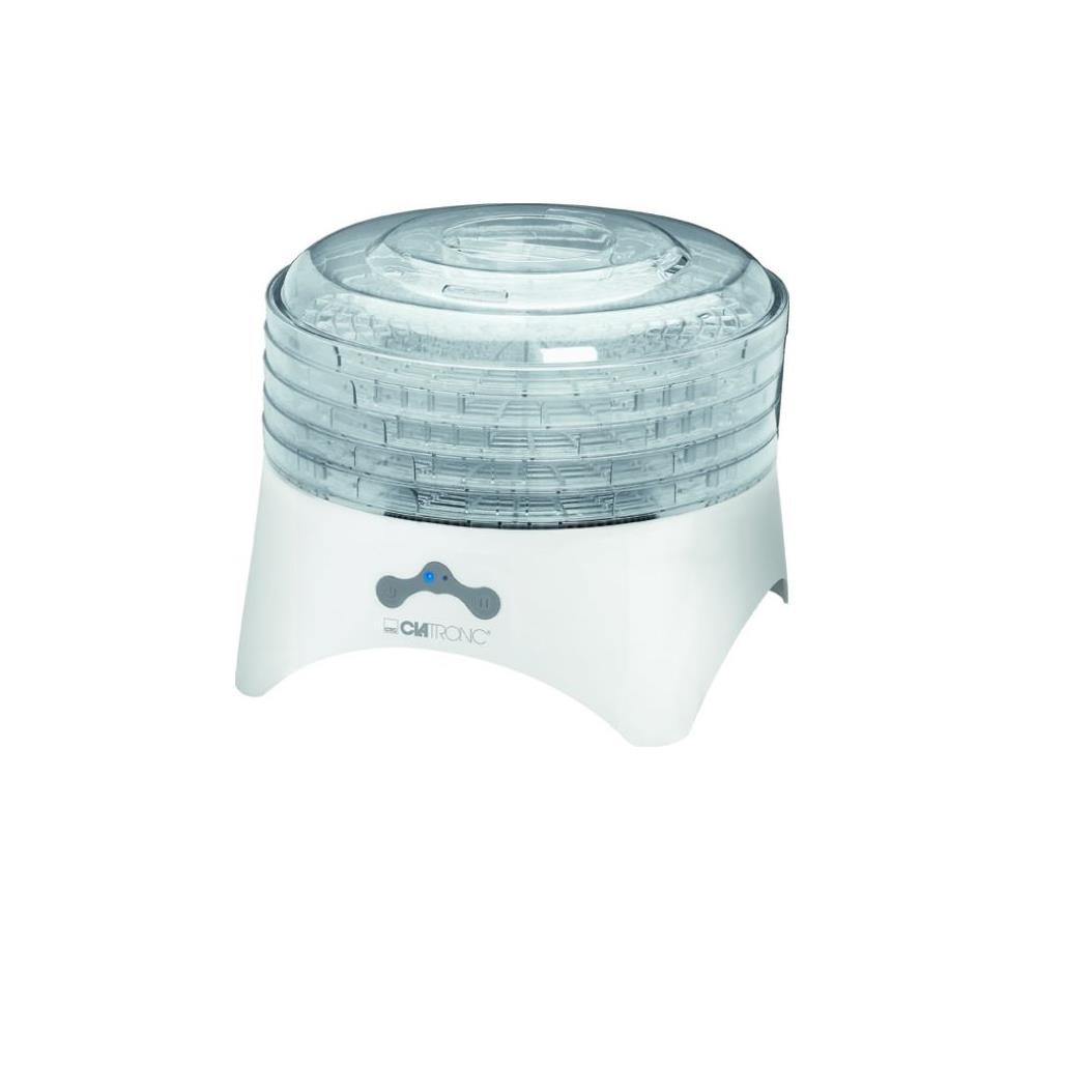 Deshidrator de alimente Clatronic DR3525, 300 W, 5 sertare, Alb