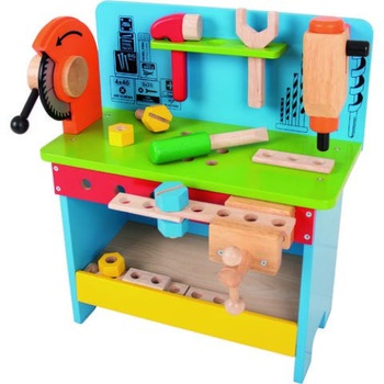 Set educativ Atelierul micului mester BigJigs 17 piese Set educativ Atelierul micului mester BigJigs 17 piese