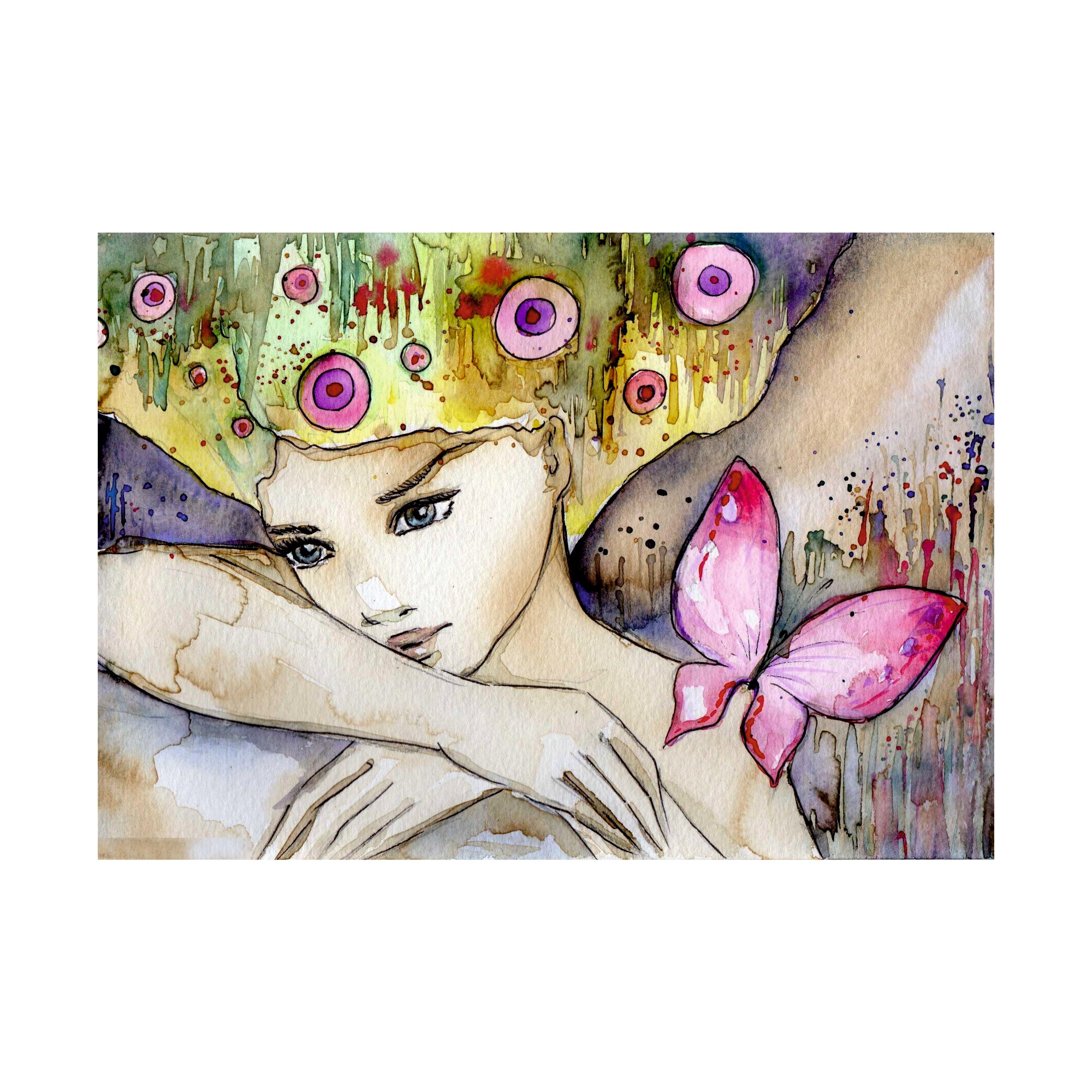 Tablou Forex, Watercolor, 100x70 cm