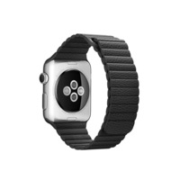 curea compatibila cu apple watch 1234 zale din piele leather loop 38mm negru imagen 40_0_
0