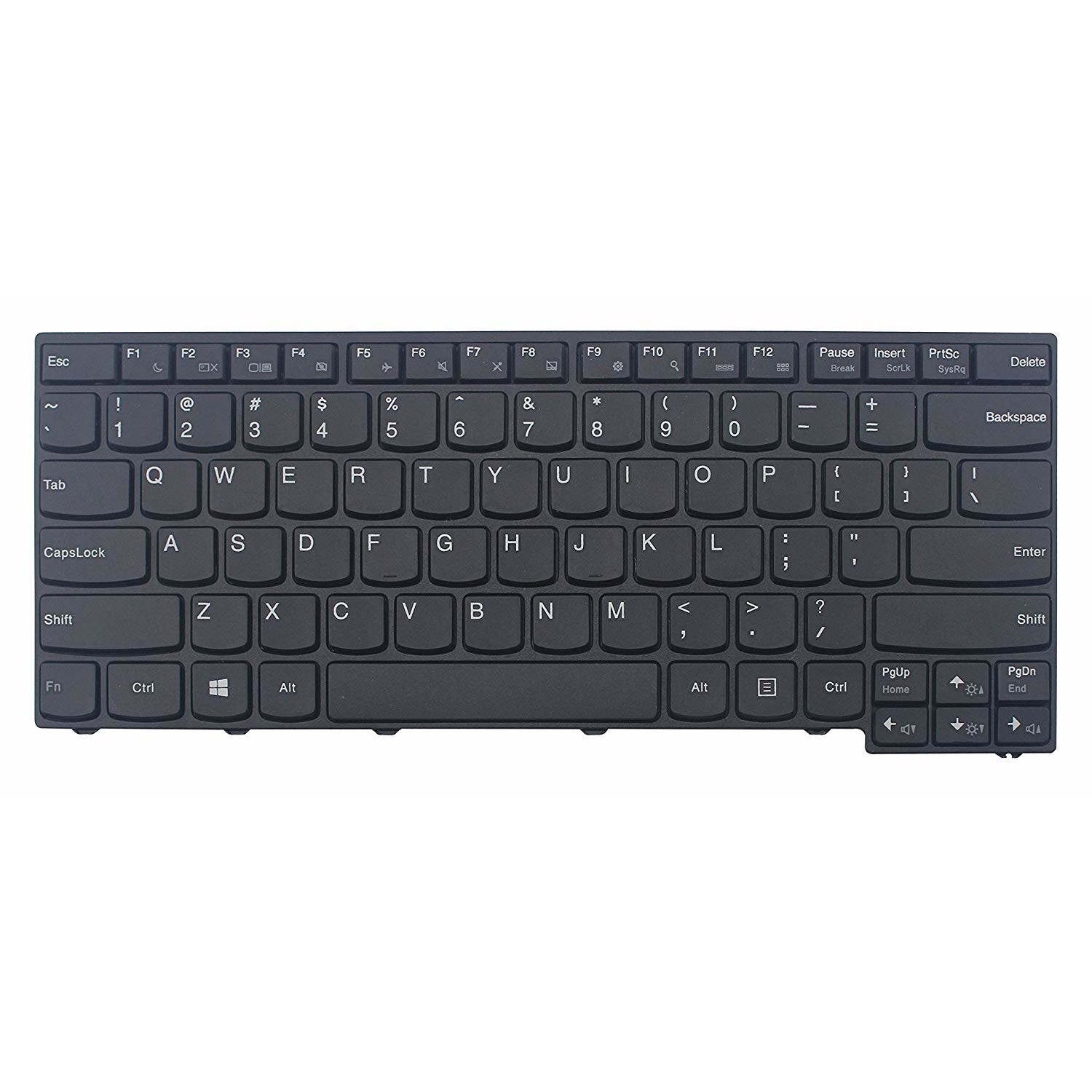 Tastatura laptop Lenovo E40-30 E40-70 E40-80 E41-80 , neagra, layout US, fara iluminare