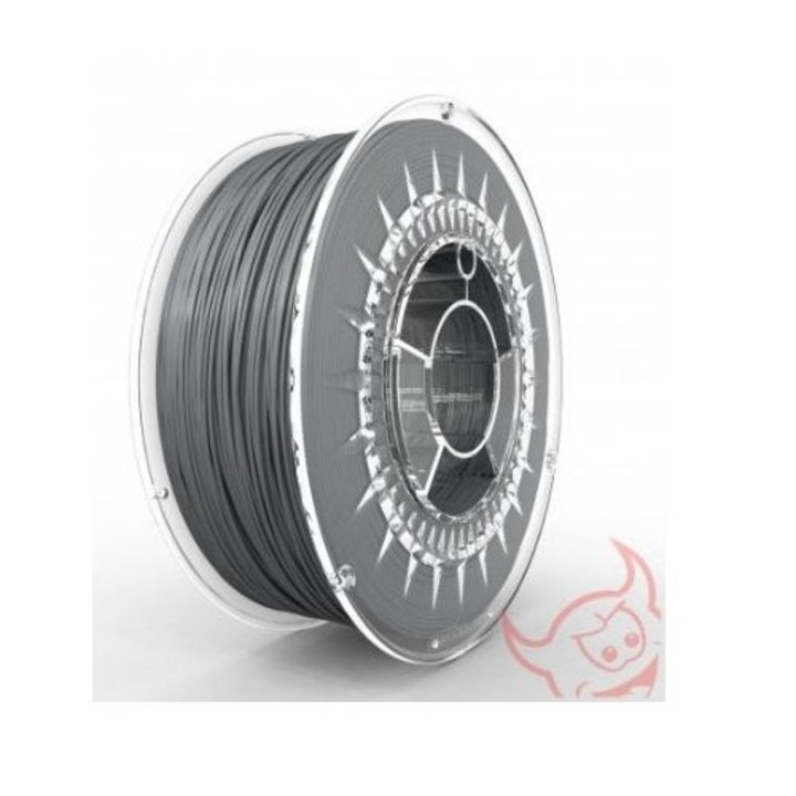 Filament PLA aluminiu 1.75mm, 1kg, Devil Design, imprimanta 3D