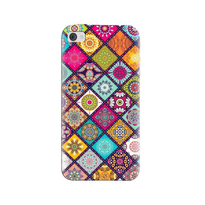 Husa silicon pentru Apple Iphone 4, Mandala Pattern