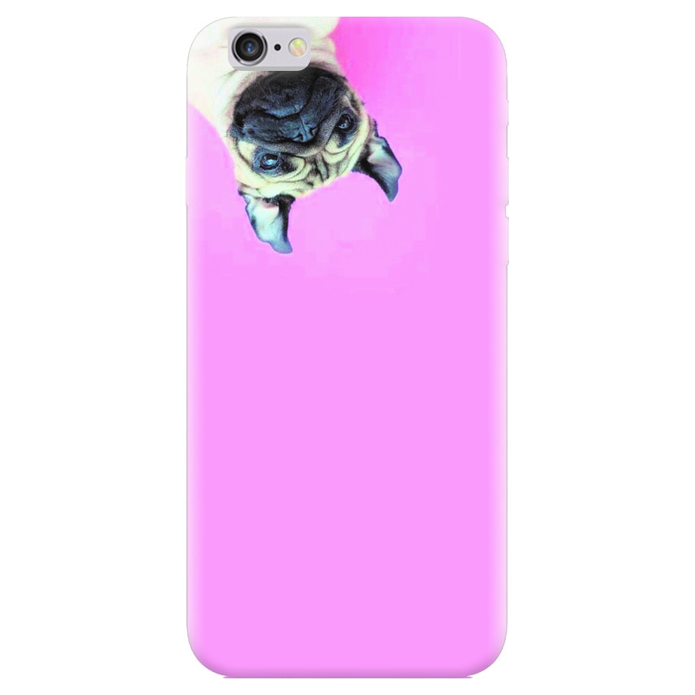 Husa silicon pentru Apple Iphone 5, Dog And Pink