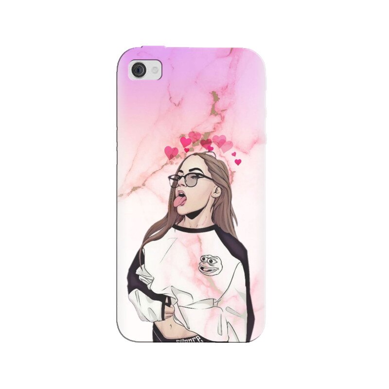 Husa silicon pentru Apple Iphone 4, Bad Girl