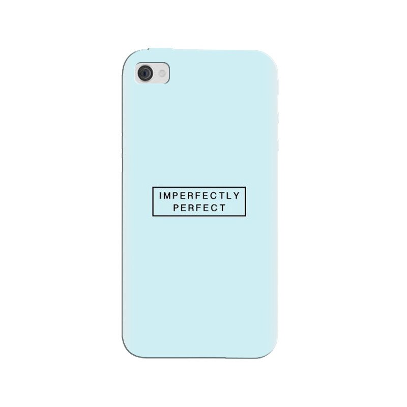 Husa silicon pentru Apple Iphone 4, Imperfectly Perfect