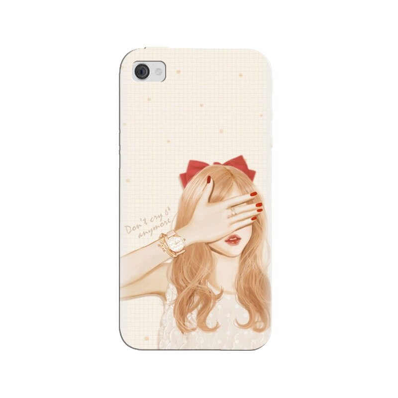 Husa silicon pentru Apple Iphone 4, Dont Cry Anymore