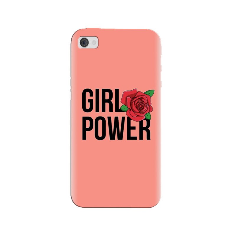 Husa silicon pentru Apple Iphone 4, Girl Power 2