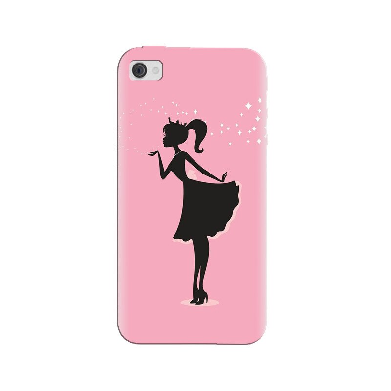 Husa silicon pentru Apple Iphone 4, Princess 2