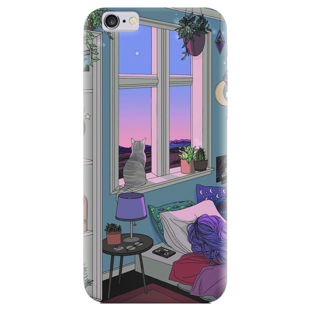 Husa silicon pentru Apple Iphone 5, Girl Room