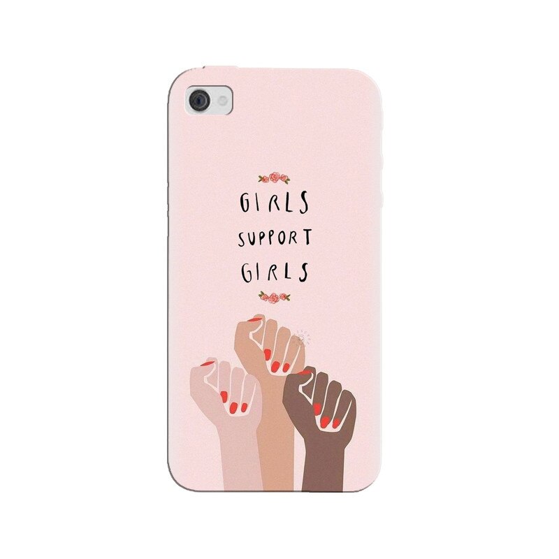 Husa silicon pentru Apple Iphone 4, Girls Supportgirls