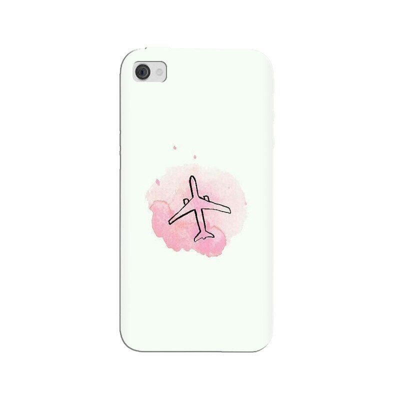 Husa silicon pentru Apple Iphone 4, Airplain