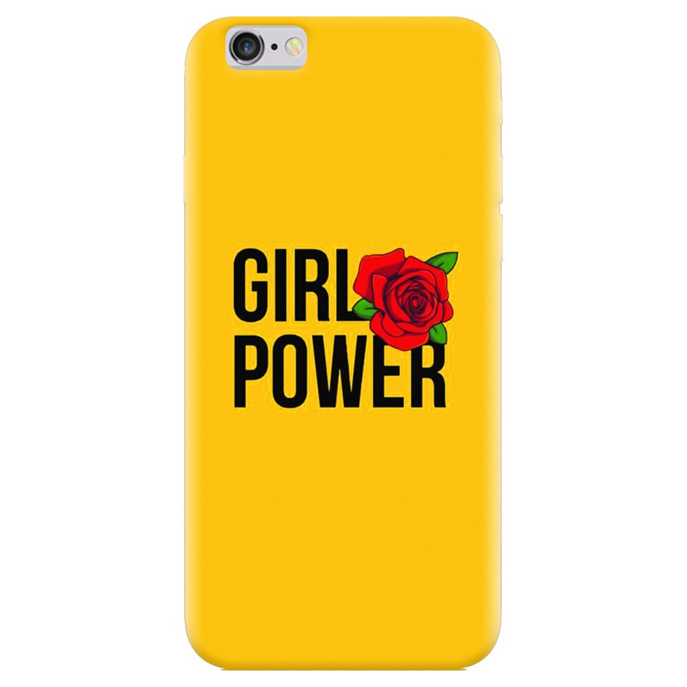 Husa silicon pentru Apple Iphone 5, Girl Power