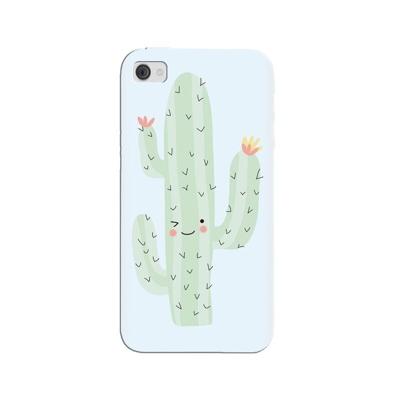 Husa silicon pentru Apple Iphone 4, Cactus