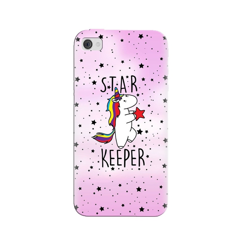 Husa silicon pentru Apple Iphone 4, Unicorn Star Keeper