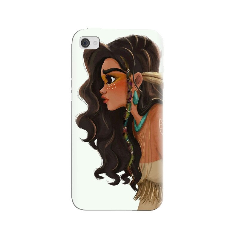 Husa silicon pentru Apple Iphone 4, Indian Girl