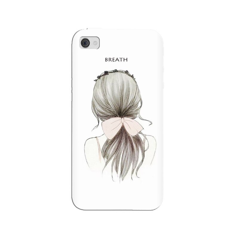 Husa silicon pentru Apple Iphone 4, Breath