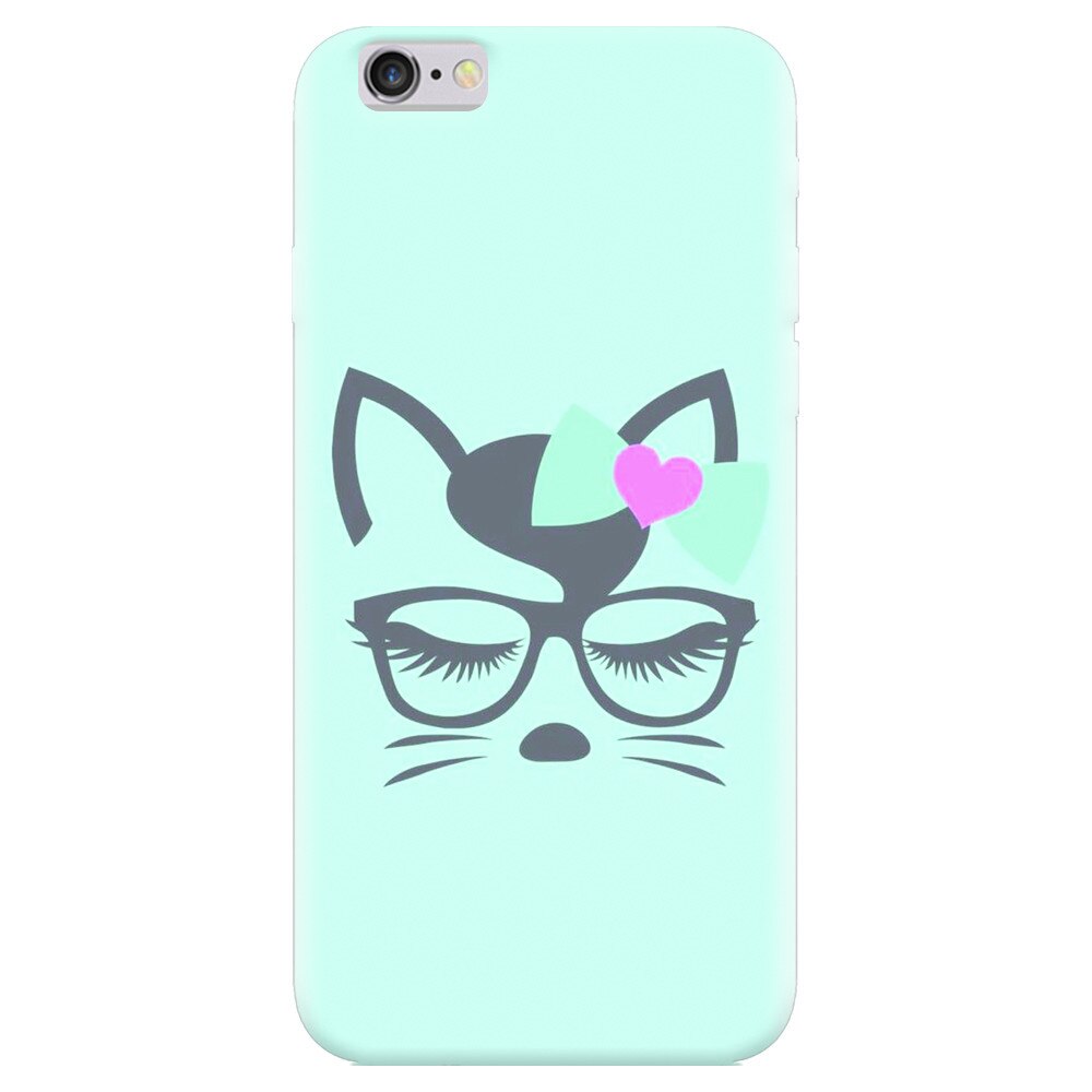 Husa silicon pentru Apple Iphone 5, Angel Cat