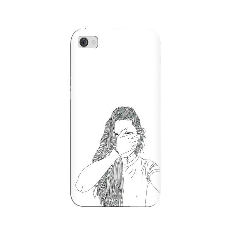 Husa silicon pentru Apple Iphone 4, Dont Look