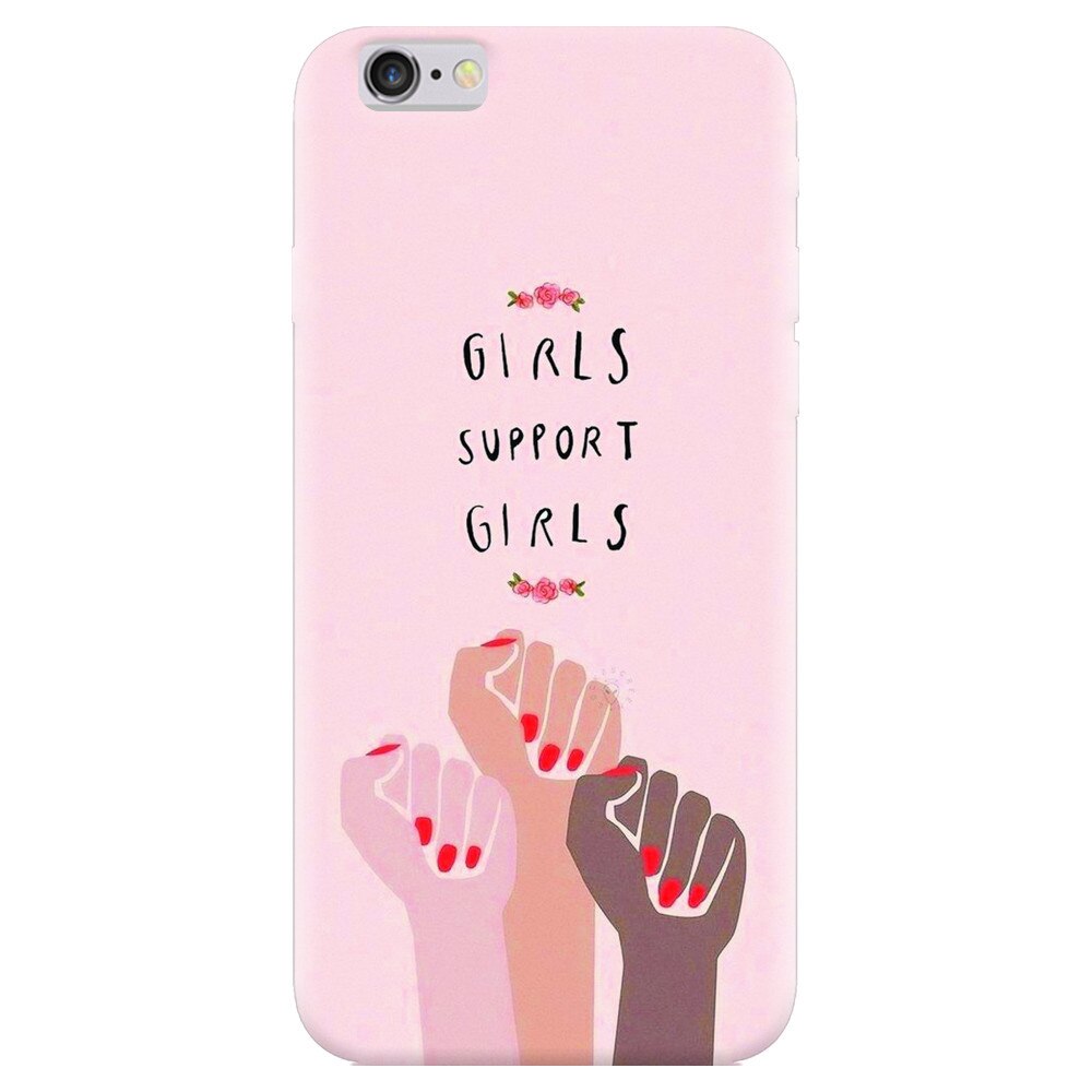 Husa silicon pentru Apple Iphone 5, Girls Supportgirls