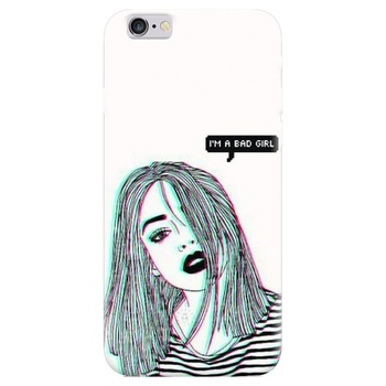 Husa silicon pentru Apple Iphone 5, Im A Bad Girl Husa silicon pentru Apple Iphone 5, Im A Bad Girl