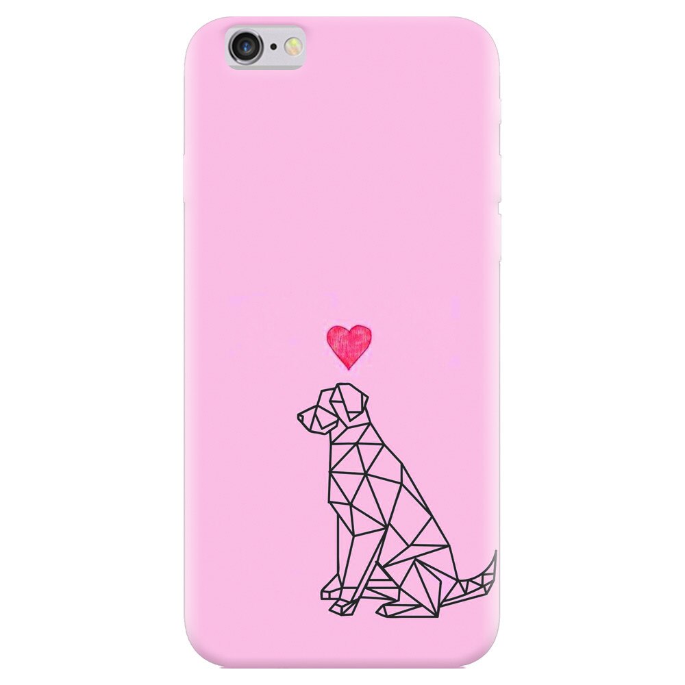 Husa silicon pentru Apple Iphone 5, Love Dog