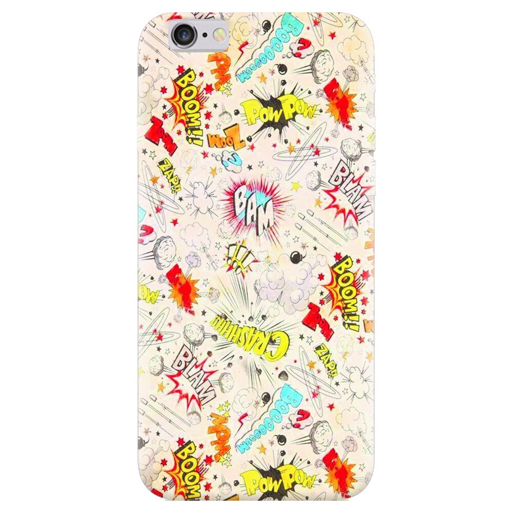 Husa silicon pentru Apple Iphone 5, Vintage Comic