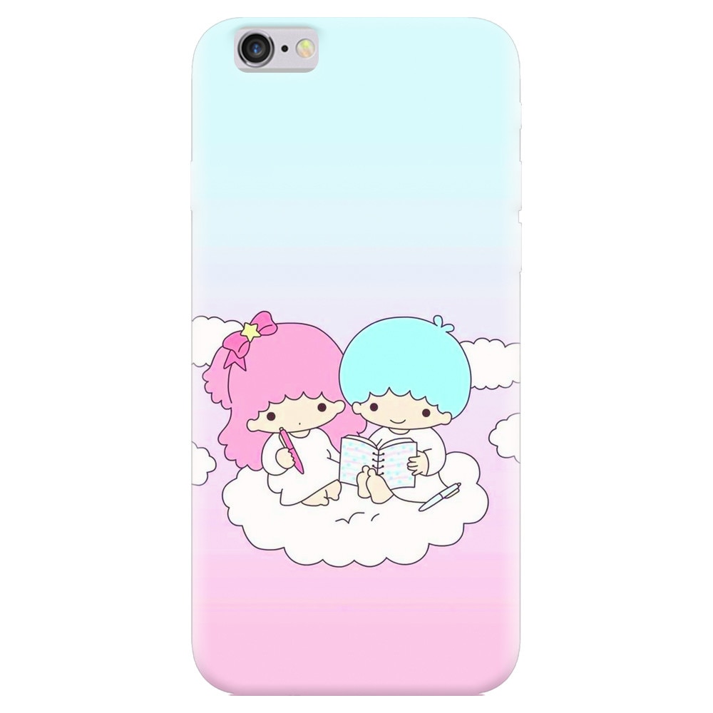 Husa silicon pentru Apple Iphone 5, Little Twins On Cloud