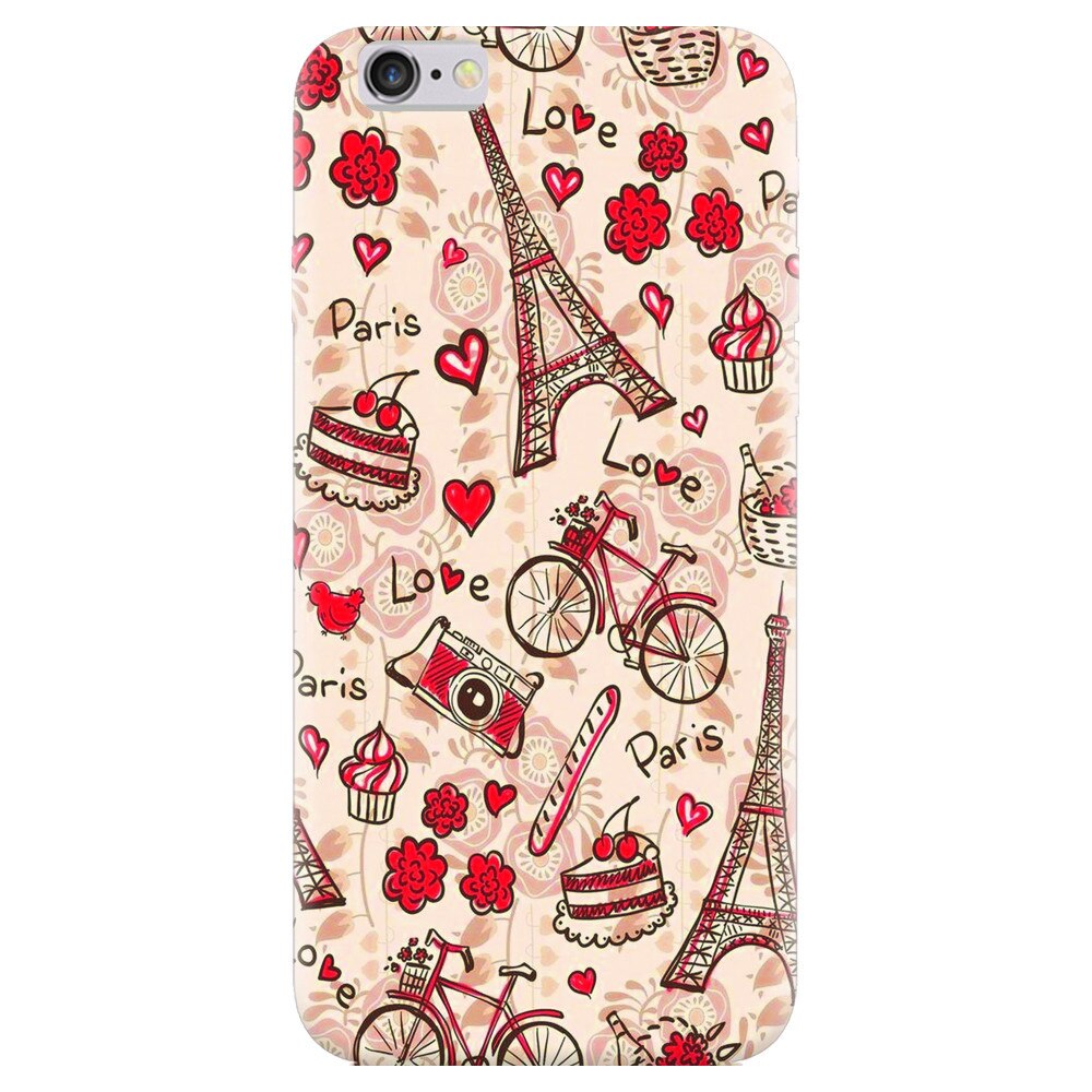 Husa silicon pentru Apple Iphone 5, Paris Love